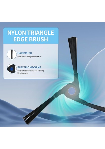 Ecovacs Deebot X2 Omni/x2 Pro/x2 Robot Süpürge Aksesuarları Silindir Ana Yan Fırça Filtre Paspas Bezi Toz Torbası Parçaları (Yurt Dışından) modelleri