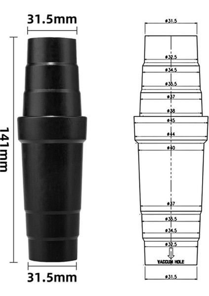 3 Adet 31.5mm Elektrikli Süpürge Adaptörü Evrensel Elektrikli Süpürge Elektrikli Alet/zımpara Toz Emme Hortumu Bağlantısı (Yurt Dışından) fırsatları