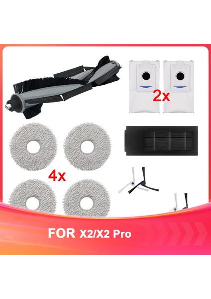 Ecovacs X2/x2 Pro Robot Süpürge Aksesuarları Robot Süpürge Aksesuarları Robot Süpürge Parçaları (Yurt Dışından)