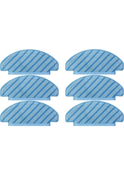 6 Adet Yıkanabilir Paspas Bezleri Ecovacs Deebot T8 Max/t8 Aıvı/t9 Max/t9 Aıvı Robotlu Süpürge Paspas Bez Parçaları (Yurt Dışından)