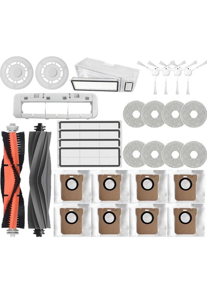 Dreame L10S ULTRA/L10S Pro Robot Süpürge Yedek Parça Toz Torbası Ana Yan Fırça Hepa Filtre Paspas Pedi Aksesuarları (Yurt Dışından)