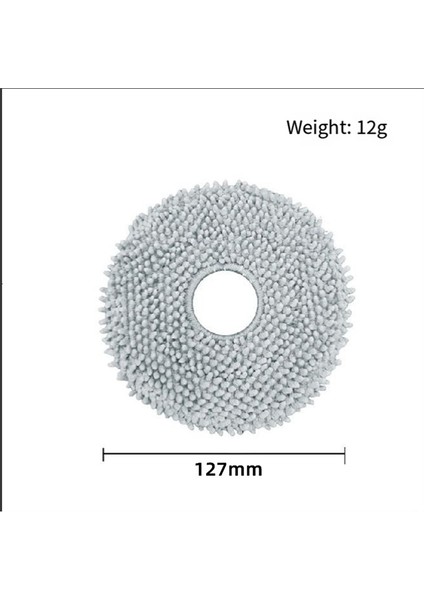 Roborock P10 / Roborock Q Revo Robot Süpürge Yedek Parçaları Için 4 Adet Paspas Bezi (Yurt Dışından) modelleri