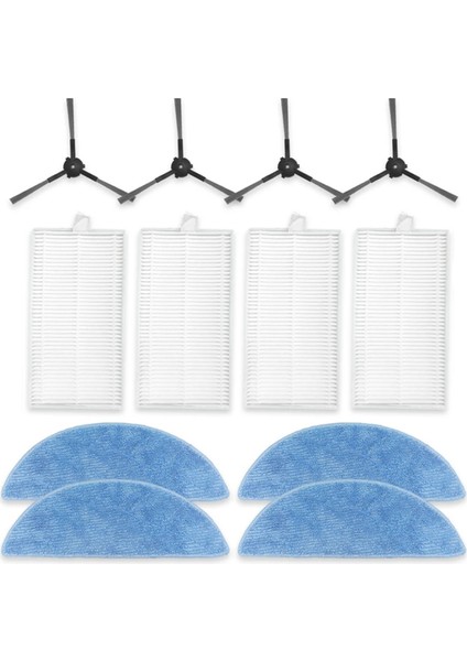 Ecovacs Debot Y1 Pro / Y1 Pro Plus, Yeedı Y1 Pro / Y1 Pro Plus Vakum Yan Fırça Hepa Filtre Paspas Bezi Aksesuarları (Yurt Dışından)