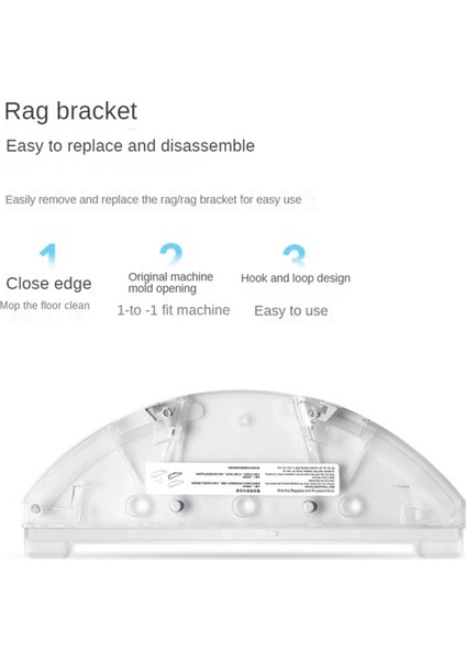 Roidmi Eve Artı Robot Yedek Paspas Tutucu Elektrikli Süpürge Parçaları Paspas Modülü Ev Temizlik (Yurt Dışından) fırsatları