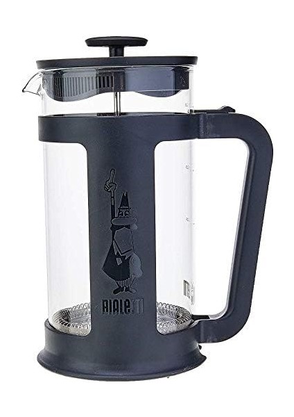 - Smart French Press: Yaklaşık 1l Kapasiteli Kahve Hazırlayıcı | Siyah Polipropilen Gövde | Bulaşık Makinesinde Yıkanabilen Borosilikat Cam Sürahi | Paslanmaz Çelik Filtre Sistemi