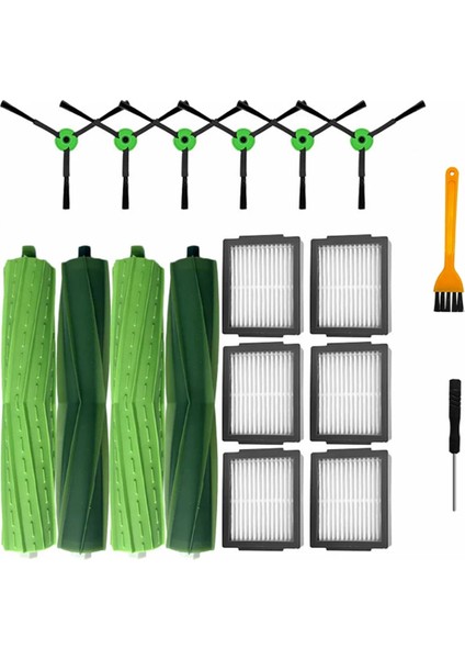 Irobot Roomba Combo I5 / I5+ / J5 / J5 + Robotlu Süpürge Ana Yan Fırça Hepa Filtre Aksesuarları Yedek Parçalar (Yurt Dışından)