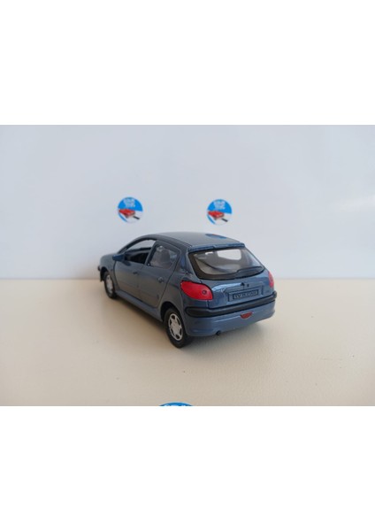 Peugeot 206 Metal Model Diecast Oyuncak Araba 1:36 Ölçek