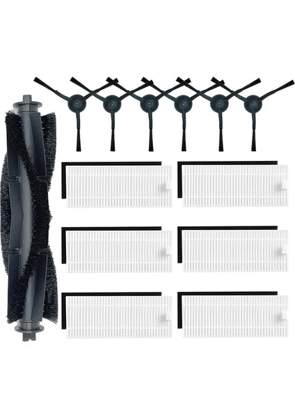 Ionvac Smartclean V2 Robot Süpürge Aksesuarları Için Yedek Parçalar Ana Silindir Fırça Yan Fırçalar Hepa Filtre (Yurt Dışından)