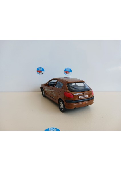 Peugeot 206 Metal Model Diecast Oyuncak Araba 1:36 Ölçek fiyatları