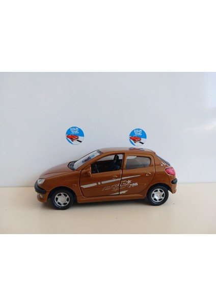 Peugeot 206 Metal Model Diecast Oyuncak Araba 1:36 Ölçek modelleri