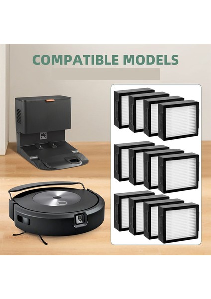 Irobot Roomba Combo J7 J7+ Robot Vakum Aksesuarları Parçaları Için Yedek Hepa Filtre (Yurt Dışından) fırsatları
