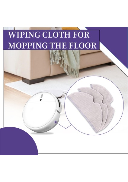 Mijia 1c Dreame F9 Süpürme Paspas Pedi Robot Süpürge Aksesuarları Için 3 Adet Yedek Paspas Bezi (Yurt Dışından) fırsatları