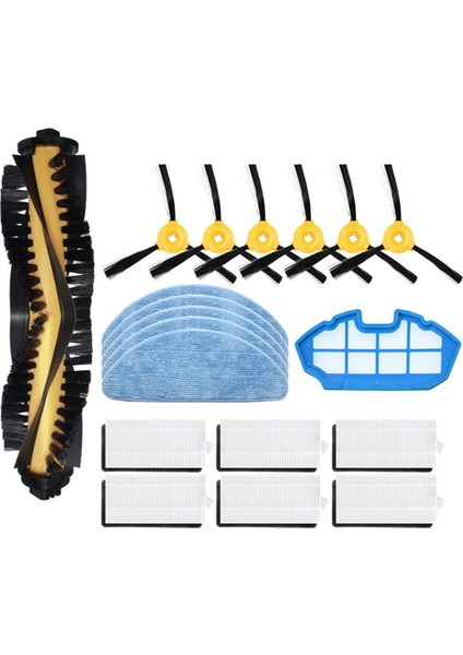 Ecovacs N79 N79S N79C Robotik Elektrikli Süpürge Ana Yan Fırça Hepa Filtre Paspas Bezi Yedek Parça Aksesuarları (Yurt Dışından)