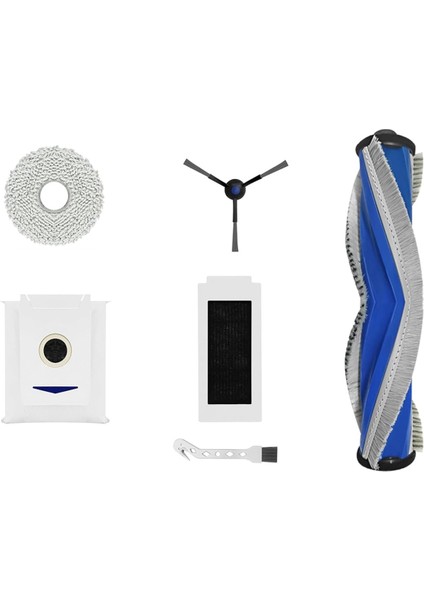 Covacs Deebot T30 Omni / T30 Pro Omni Robot Süpürge Parçaları Ana Yan Fırça Hepa Filtre Paspas Bezi Toz Torbaları (Yurt Dışından) modelleri