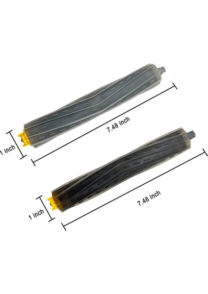 800 ve 900'LÜ Irobot Roomba Için 2 Takım Çıkarma Silindirinin Değiştirilmesi. Kauçuk Merkezi Fırça Seti (Yurt Dışından) fırsatları