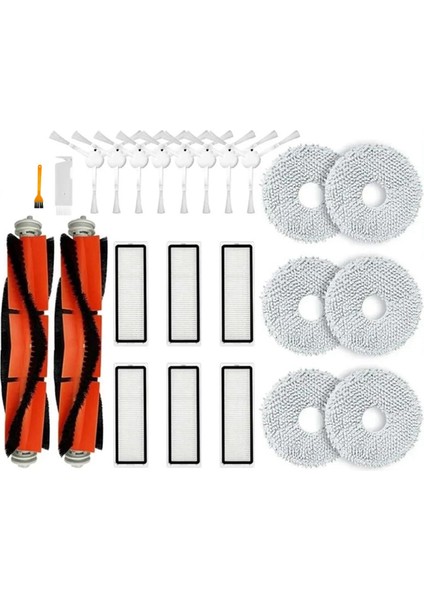 Ana Yan Fırça Hepa Filtre Paspas Bezi Pedleri Yedek Parça Aksesuarları Xiaomi Robot Vakum S10 + / S10 Artı Için Yedek (Yurt Dışından)