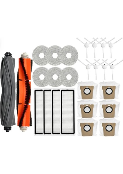 Xıaomı Mijia Omni 1s B101CN B116 X10+ Dreame L10S Ultra / S10 Pro Ana Yan Fırça Hepa Filtre Paspas Toz Torbaları (Yurt Dışından)