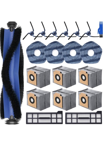 Eufy X10 Pro Omni Robot Süpürge Için 20 Parçalı Aksesuar Seti: Daha Iyi Temizlik Için Yedek Parçalar (Yurt Dışından)