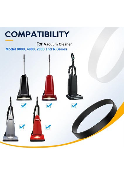 Riccar Için Vakum Kayışı, Riccar Elektrikli Süpürge Için Vakum Parçaları, Model Parçası A20-R2'YE Uygun Yedek Kayışlar, 2 Paket (Yurt Dışından) fiyatları