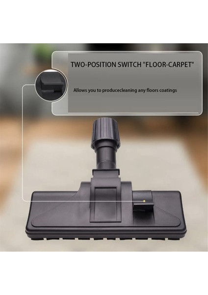 Fit 2 Boyutları 32MM ve 35MM Yedek Evrensel Elektrikli Süpürge Yedek Parke Pürüzsüz Zemin Fırçası Döner Kafa ile (Yurt Dışından) fırsatları