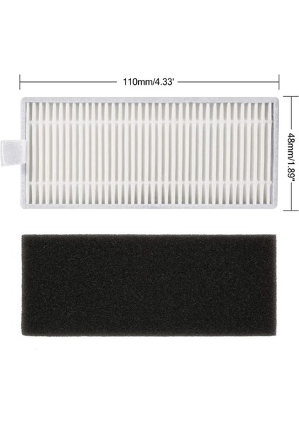 Yedek Aksesuarlar Seti Coredy R550 R600 R650 R750 Robotlu Süpürge Ana Yan Fırça Hepa Filtreler Paspas Pedleri (Yurt Dışından) fırsatları