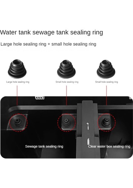 Ecovacs Deebot X1 T10 T20 N9 + Serisi Robot Süpürgeler Baz Istasyonu Temiz ve Kanalizasyon Su Deposu Lastik Fiş Sızdırmazlık Halkası (Yurt Dışından) fırsatları