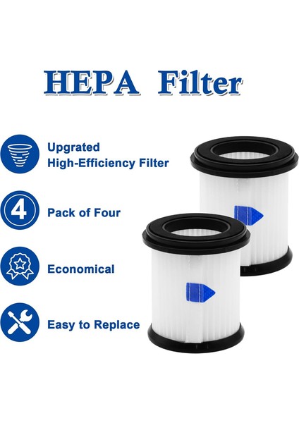 6 Adet Hepa Filtre Örgü Filtre ile Yedek Inse N5S S6T S6P Pro Akülü Elektrikli Süpürge Yedek Parçaları (Yurt Dışından) modelleri