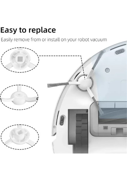 Dreame L10S Ultra / L10 Ultra Yedek Parça Aksesuarları Silindir Yan Fırça Hepa Filtre Paspas Bezi Toz Torbaları (Yurt Dışından) fiyatları