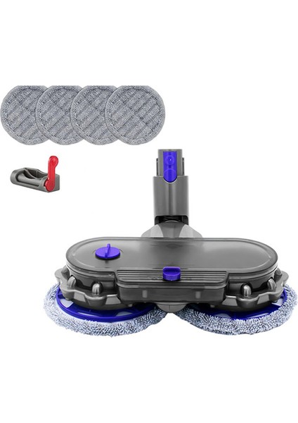 Elektrikli Paspas Kafası Dyson V7 V8 V11 V10 V15 Elektrikli Süpürge Islak ve Kuru Paspas Temizleme Kafası Çıkarılabilir Su Deposu ile (Yurt Dışından)
