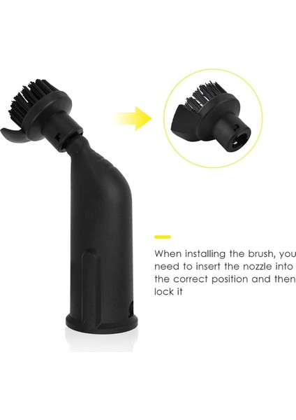 Karcher Temizlik Makinesi Sc1 Sc2 Sc3 Sc4 Sc5 Aksesuarları Için Yedek Temizleme Yuvarlak Fırça Fırça Başlığı (Yurt Dışından) fiyatları