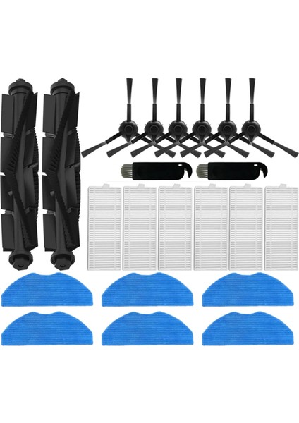 Polaris Pvcr 6001 Iq Home Aqua/beko VRR80214VB VRR94314VB Robot Süpürge Ana Yan Fırça Filtresi Hepa Paspas (Yurt Dışından)