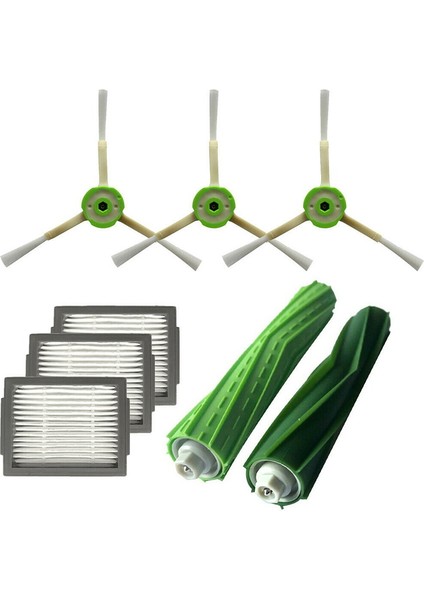 Hepa Filtre + Yan Fırça + Fırça Rulo Irobot Roomba I7 E5 E6 I Serisi Robotlu Süpürge Yedek Yedek Parça (Yurt Dışından)