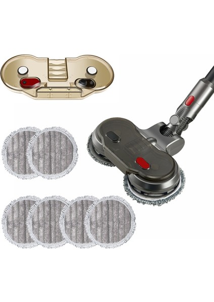 Dyson V7 / V8 / V10 / V11 Elektrikli Süpürge Için Uygun Elektrikli Paspas Temizleme Kafası Su Tankı Paspas ile (Yurt Dışından)