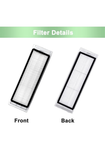 Roborock S6 Pure S6 E4 S4 Max S6 Maxv S5 S5 Max S4 E2 E3 E5 E20 E25 E35 Ana Yan Fırça Hepa Filtre Paspas Bezi (Yurt Dışından) fiyatları