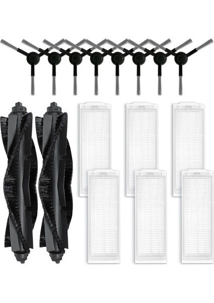 Wyze WVCR200S Robotlu Süpürge Silindiri Ana Yan Fırça Hepa Filtre Yedek Aksesuarları (Yurt Dışından)