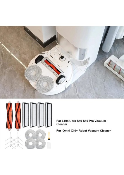L10S Ultra S10 S10 Pro S20 S20 Pro Için Aksesuar Kiti, Omni X10+ Robot Süpürge Yedek Parçaları (Yurt Dışından)