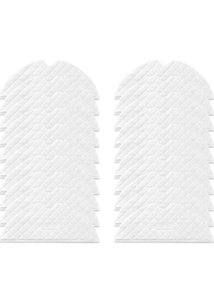 20 Adet Tek Kullanımlık Paspas Bezi Için 1c/ 2c/1t / D9 L10PRO Elektrikli Süpürge Yedek Parçalar Bez (Yurt Dışından)
