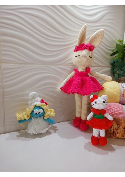 Amigurumi Tavşan Bebek, Şirine ve Hellokitty fiyatları