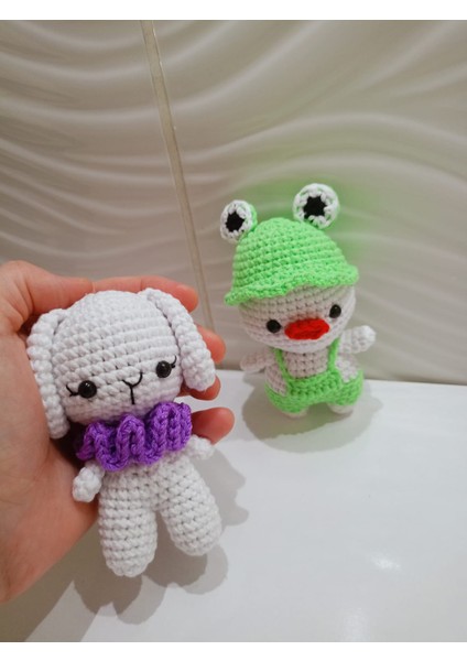 3'lü Amigurumi Çocuk Oyuncakları (Arımaya, Tavşan ve Ördek) modelleri