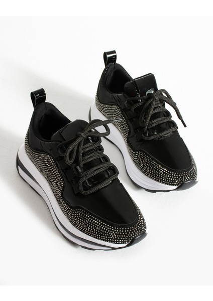 Firmus Siyah Taş Detay Kadın Sneakers fiyatları