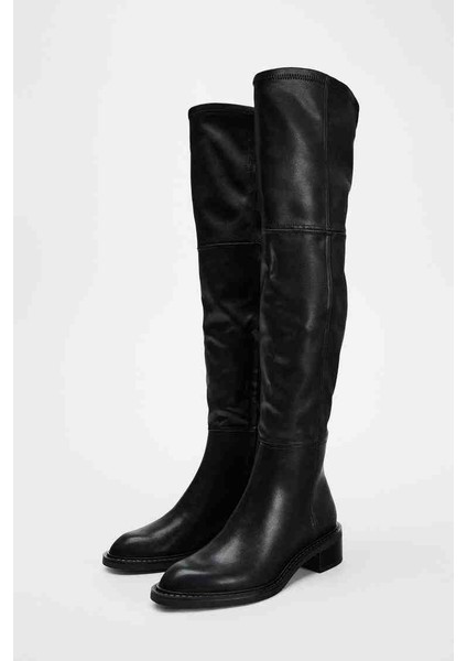 Allbucks Zara, Dize Kadar Düz Çizme ABZRA1007