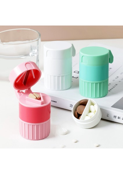 Taşınabilir Küçük Ilaç Kutusu - Ilaç Kesici - Ilaç Öğütücü - Çok Fonksiyonlu Tablet Ayırıcı ve Ilaç Kırıcı (Yurt Dışından) fırsatları