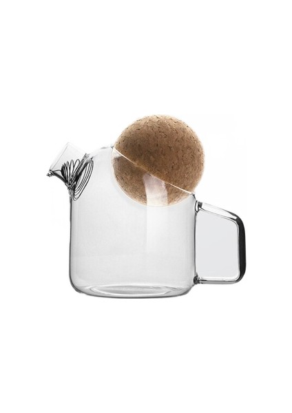 250ML Yaratıcı Cam Su Potu Ahşap Top Patlama Anti Ket Işyası (Yurt Dışından)