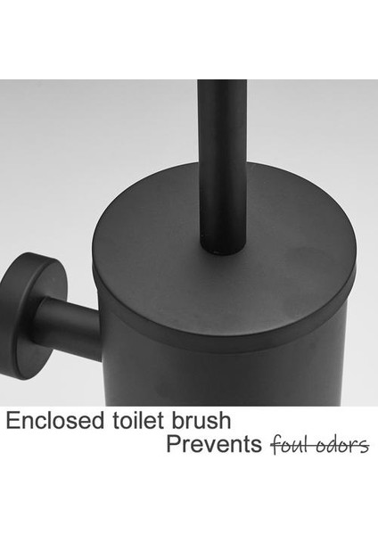 Banyo Tuvalet Fırçası Tutucu, Duvara Bağlı Tuvalet Fırçası ve Tutucu, Paslanmaz Çelik Tuvalet Fırçası Seti, Duvara Monte Tuvalet Temizliği (Yurt Dışından)