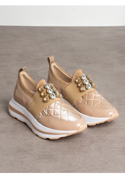 Crest Vizon Taş Detay Kadın Sneakers