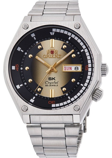 RA-AA0B01G39B Kurmalı Otomatik Çelik Gri Siyah Kadran 42 mm Erkek Kol Saati