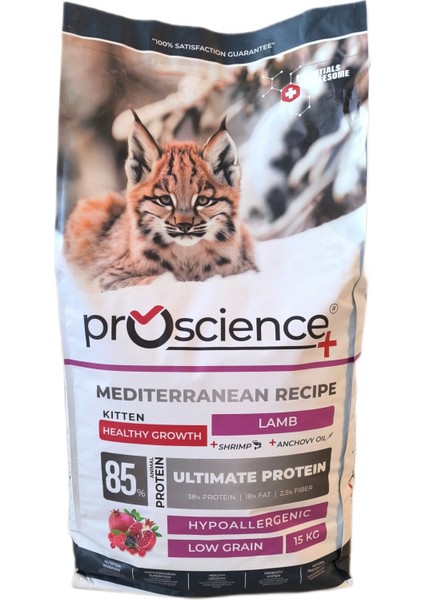 Pro Science Kitten Lamb Kuzu Etli Yavru Kedi Maması 1,5 kg