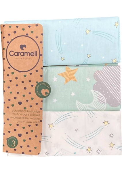 3'lü Çok Amaçlı Battaniye 80X90 cm 9392