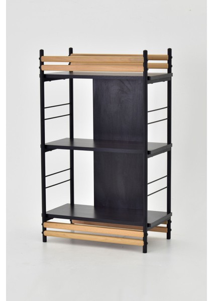 Rafito Metal & Ahşap Bohem 3 Raflı Mdf Çok Amaçlı Mutfak RAFI - 30*100 CM