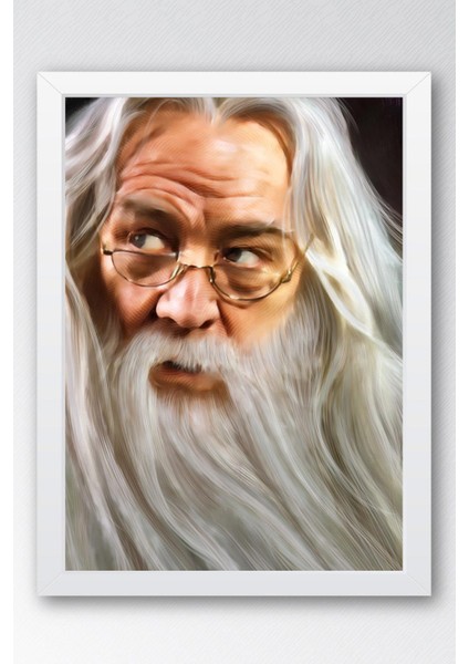 Harry Potter Albus Dumbledore Çerçeveli Tablo - Film Posteri Tablo